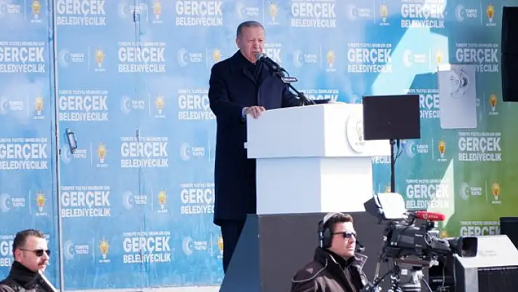 Erdoğan, Erzurum'da konuştu