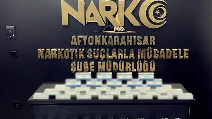 Uyuşturucu haplarla yakalandı