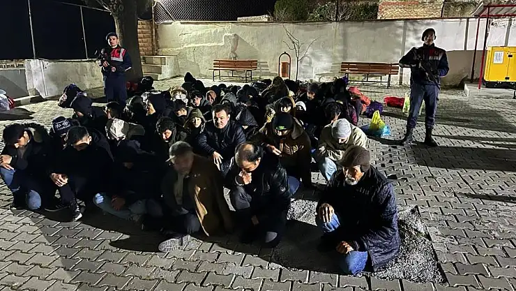 51 düzensiz göçmen, 3 göçmen kaçakçısı yakalandı