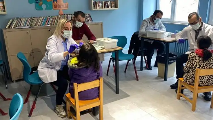 103 öğrenciye sağlık taraması