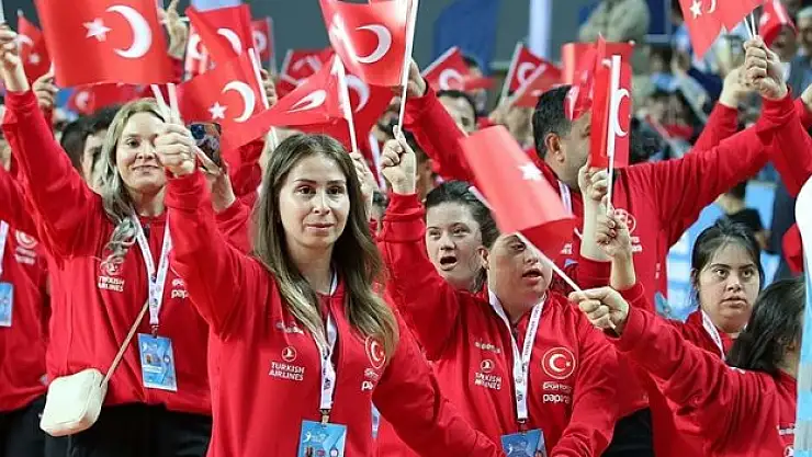 Down Sendromlular Dünya Spor Oyunları açılış töreni yapıldı