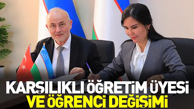 Karşılıklı öğretim üyesi ve öğrenci değişimi