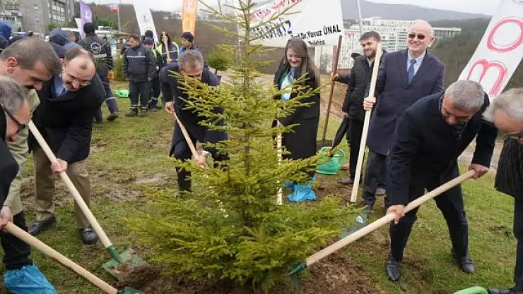 Bin 200 fidan toprakla buluştu