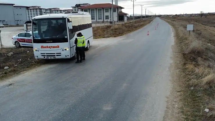 Afyonkarahisar'da servis denetimi