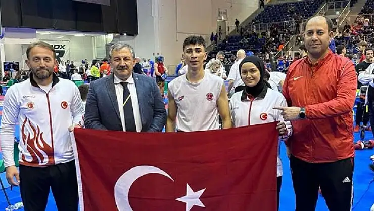 Milli kick boksçular İtalya'da 14 madalya kazandı