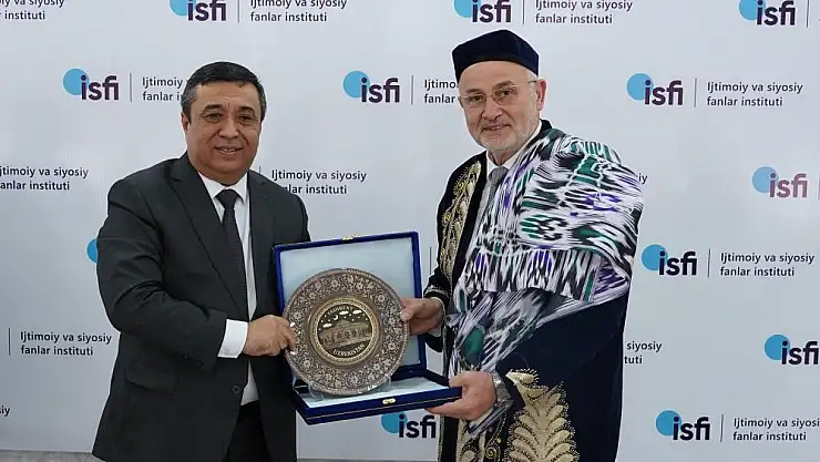 OMÜ Rektörü Ünal'a  fahri profesörlük