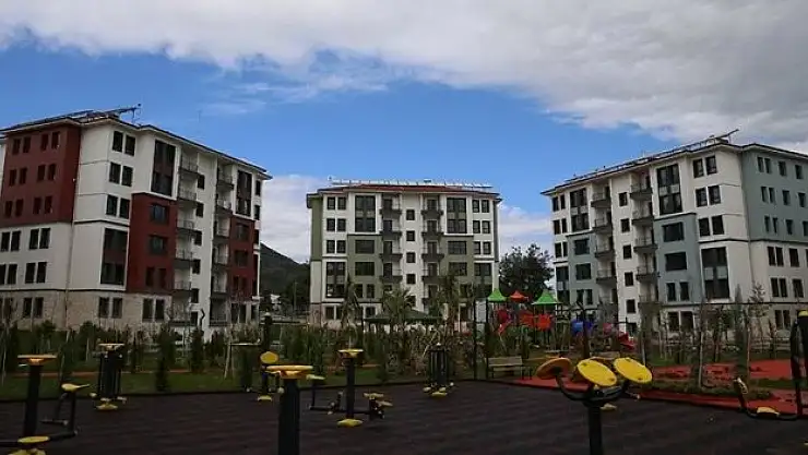 Depremzede hak sahiplerinin yarısından çoğunun evi hazır