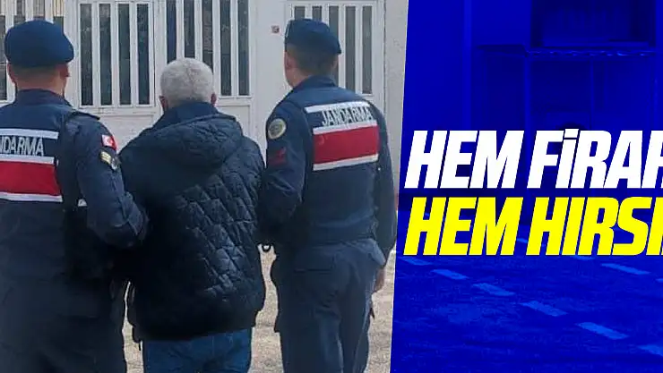 Hem firari hem hırsız