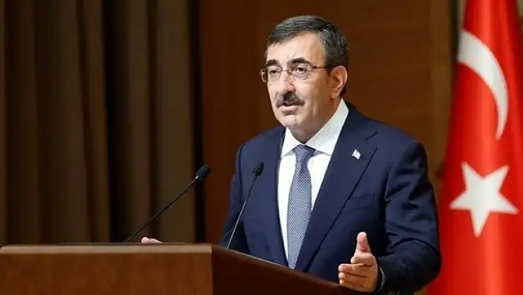 Cumhurbaşkanı Yardımcısı Yılmaz, açıklamalarda bulundu