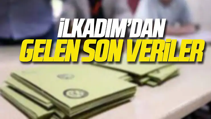 ilkadım'dan gelen son veriler