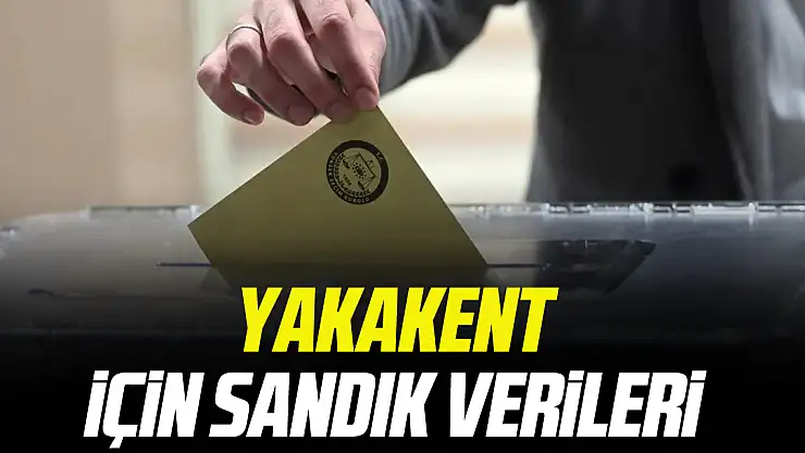 YAKAKENT iÇiN SANDIK VERiLERi