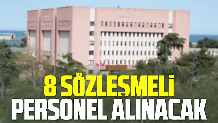 8 sözleşmeli personel alınacak