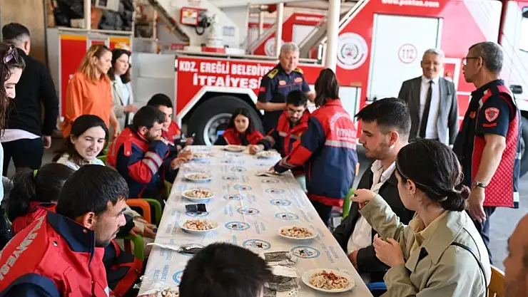 Özel çocuklar itfaiyeci oldu