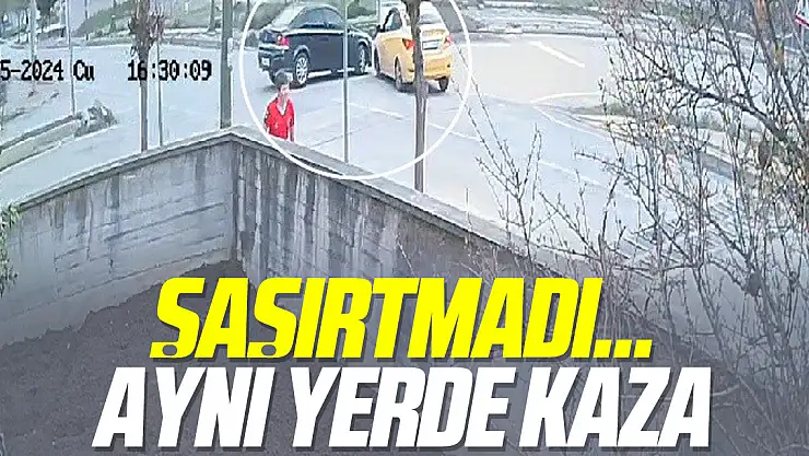 Şaşırtmadı... Aynı yerde kaza