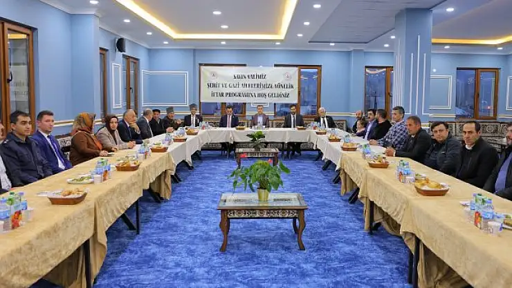 Vali Eldivan, şehit aileleriyle buluştu