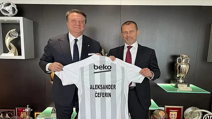 Başkan Arat, UEFA Başkanı Ceferin ile görüştü