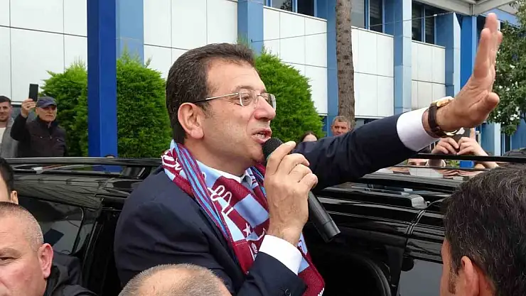 Ekrem İmamoğlu memleketi Trabzon'da