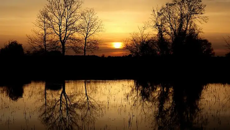 Delta'da gün doğumu
