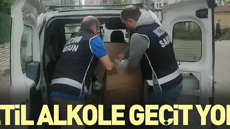 Etil alkole geçit yok