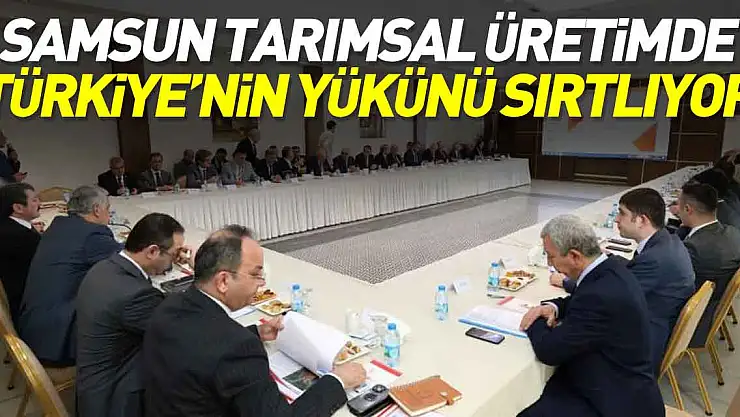 Samsun Türkiye'nin yükünü sırtlıyor