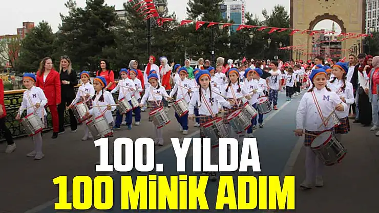 100. YILDA 100 MİNİK ADIM ATILDI