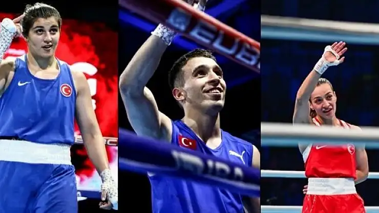 Avrupa Şampiyonası'nda 3 milli boksör finale kaldı