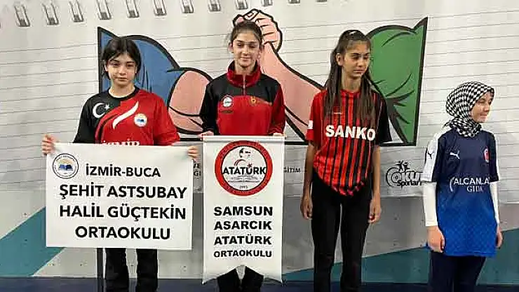 Ortaokul öğrencisi Türkiye şampiyonu oldu