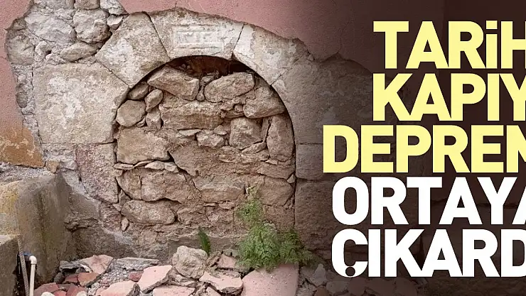 DEPREMDE GÜN YÜZÜNE ÇIKARTTI!