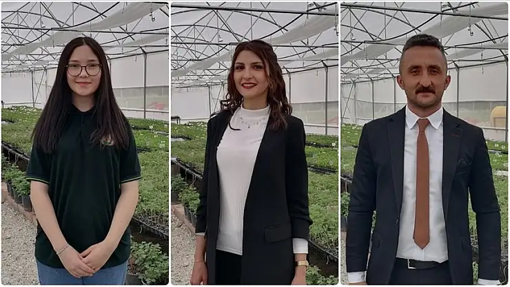 Okul bahçesinde  sera