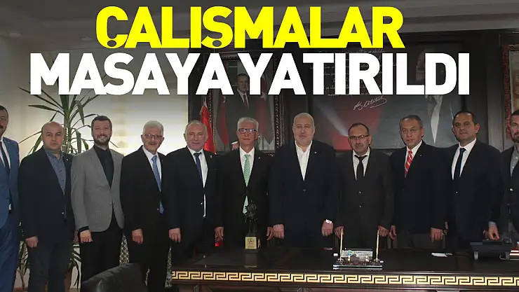 Çalışmalar masaya yatırıldı