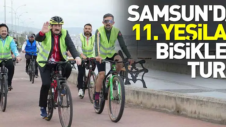 Samsun'da 11. Yeşilay Bisiklet Turu