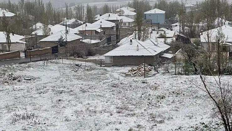 Sivas, Van ve Malatya'da kar yağışı etkili oldu