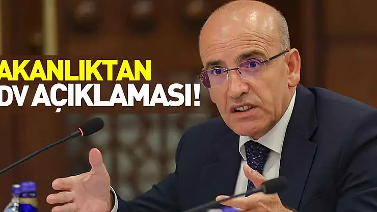 BAKANLIKTAN KDV AÇIKLAMASI