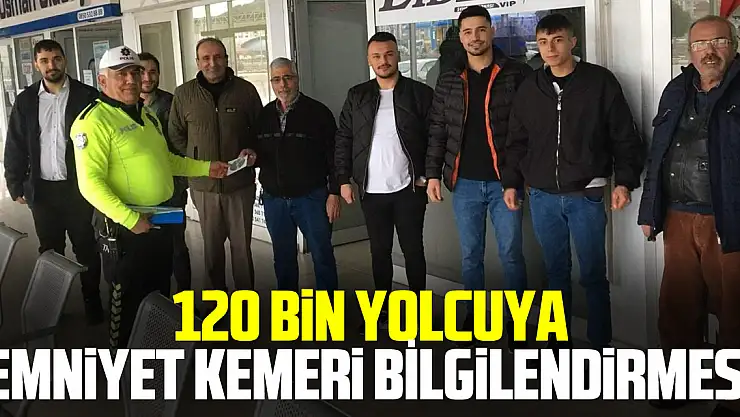 Polisten emniyet kemeri bilgilendirmesi