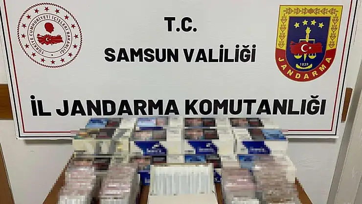 Bandrolsüz makaron ele geçirdi