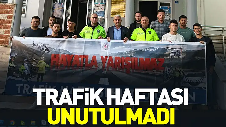 Trafik Haftası unutulmadı