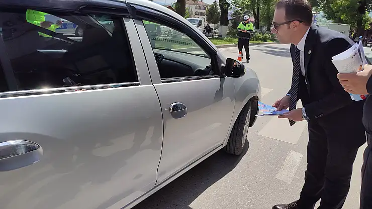 Kaymakam trafik denetimi yaptı