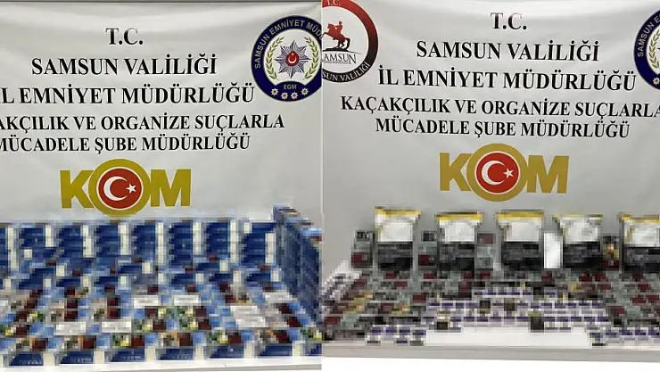 37 bin adet makaron ele geçirildi