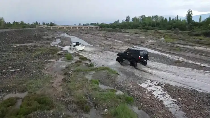 Erzincan'da  off road heyecanı