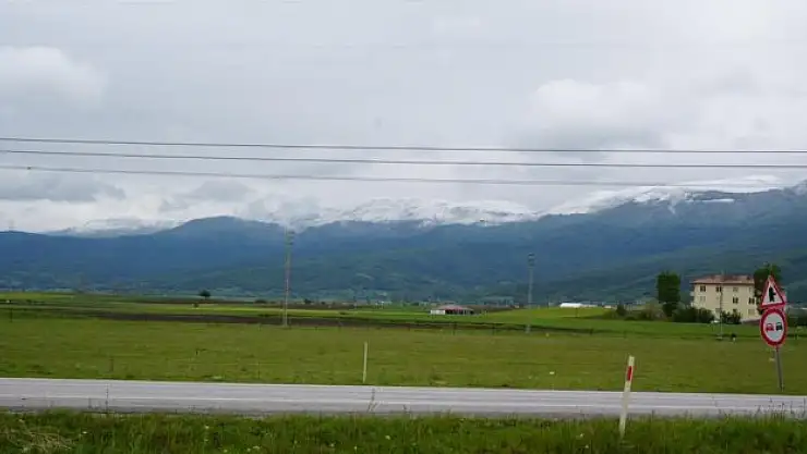 Ladik'te Kar Yağışı