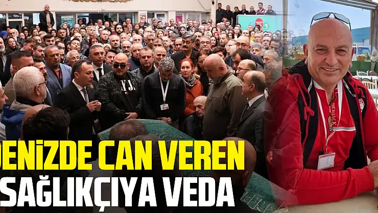 Denizde Can Veren Sağlıkçıya Veda