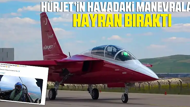 HÜRJET'in havadaki Manevraları Hayran Bıraktı