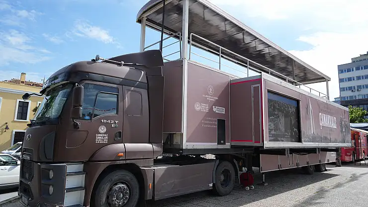 Çanakkale ruhu mobil tırda sergileniyor
