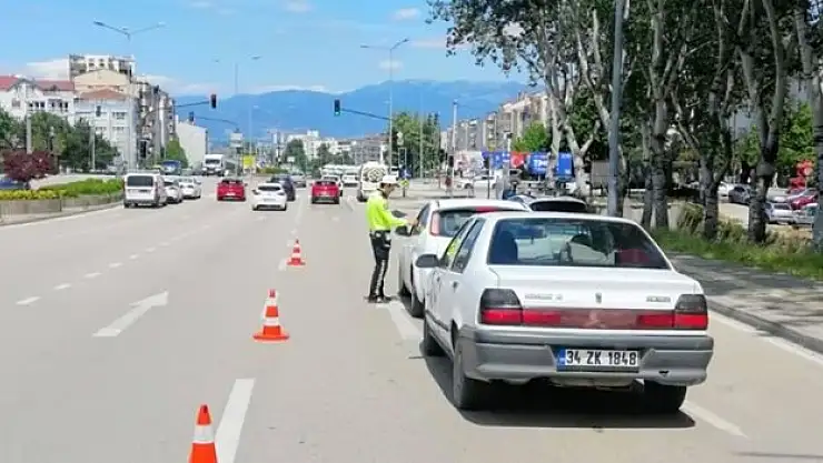 Haftada 1 milyon araç denetlendi