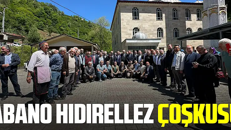 ÇARŞAMBA'DA ABANO HIDIRELLEZ ÇOŞKUSU