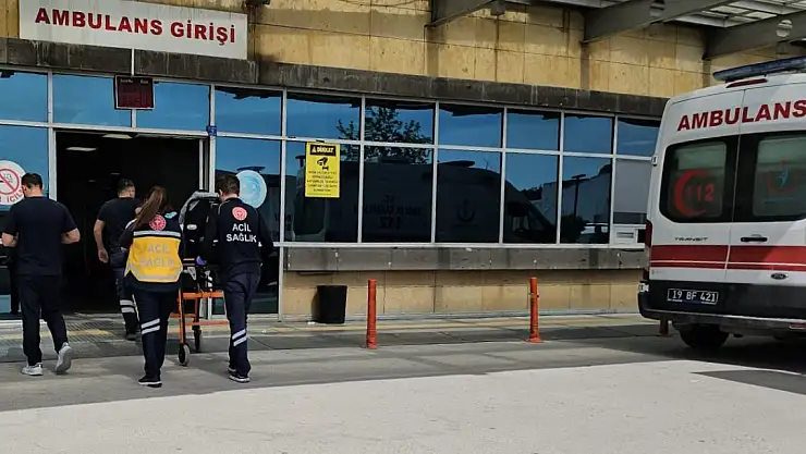 Refüje çarpan otomobildeki 5 kişi yaralandı