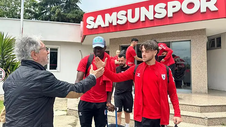 Samsunspor, ligin son deplasmanı için yola çıktı
