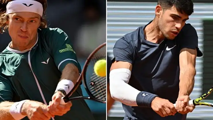 Fransa Açık'ta Alcaraz ve Rublev, ikinci tura çıktı