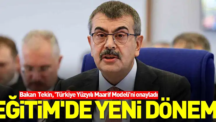 EĞİTİM'DE YENİ DÖNEM!