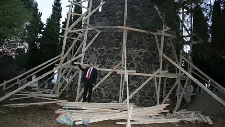 Karadenizin tek yel değirmeni turizme kazandırılıyor